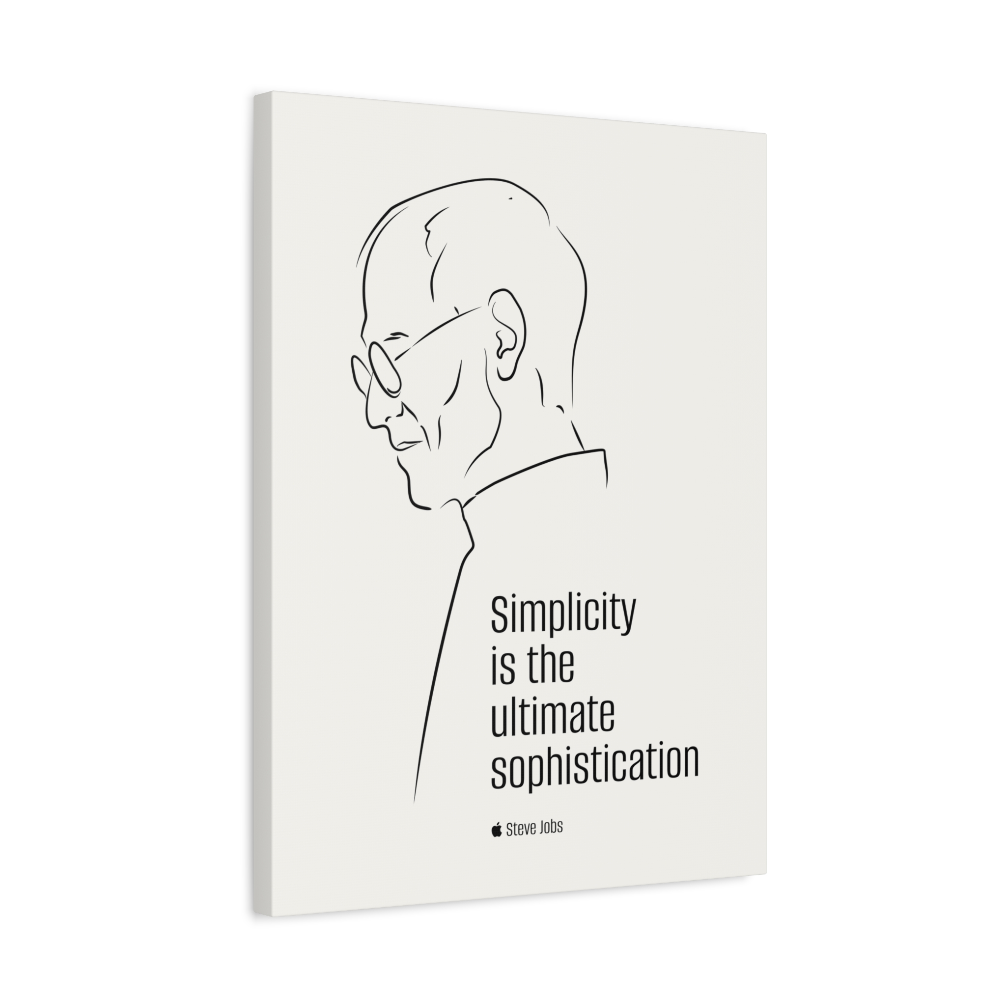 Steve Jobs Quote Canvas Print — “Simplicity is the ultimate sophistication” Matte Stretched Wall Art - Image 30